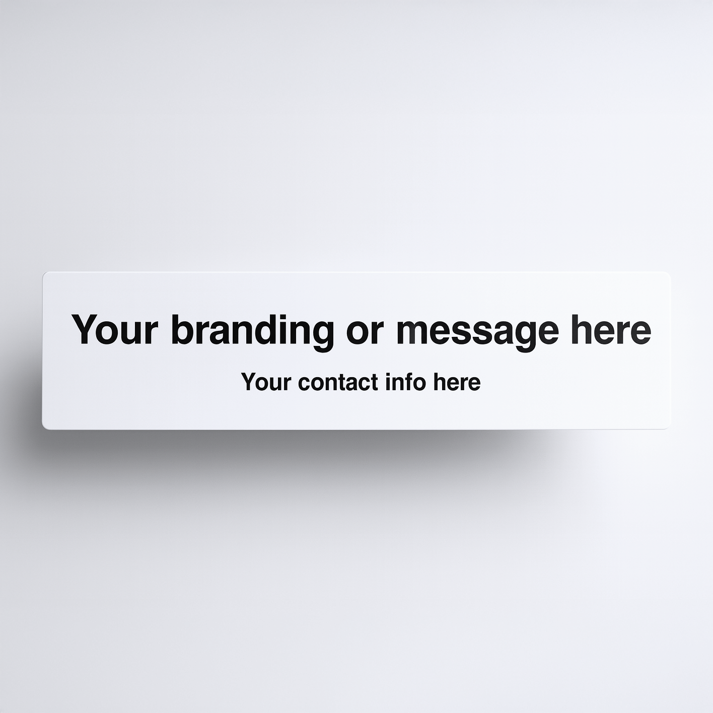 Custom Number Plate Covers.