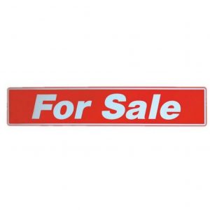 For sale sticker