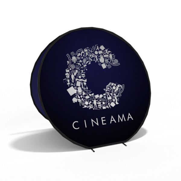 Circular Pop Out Banner